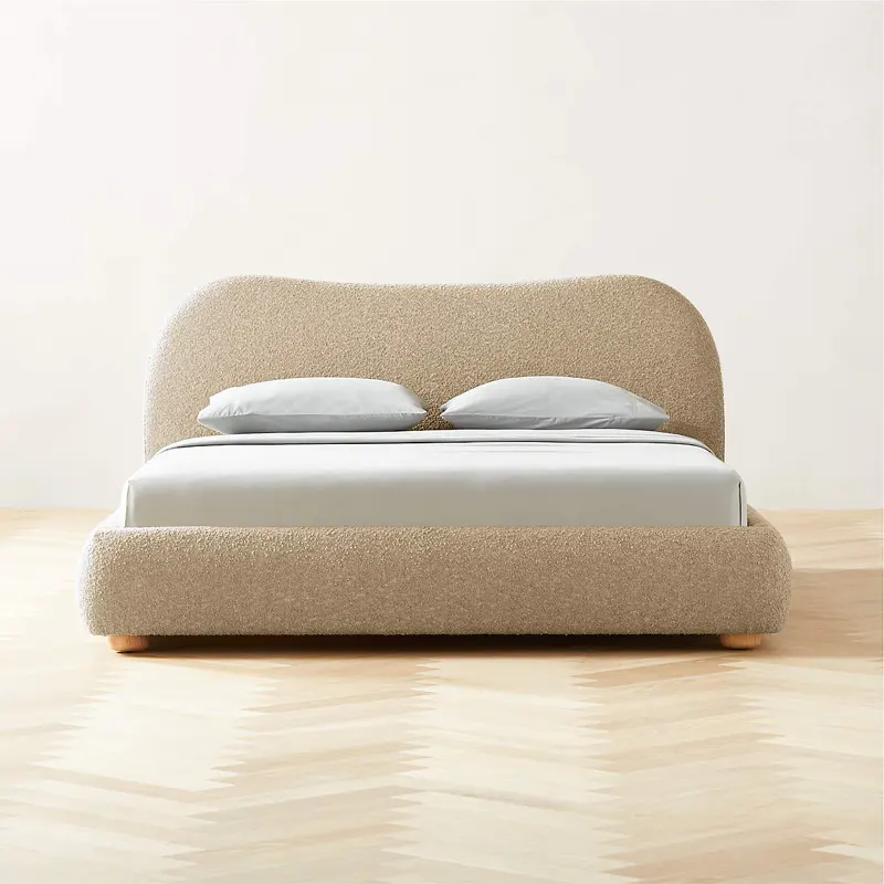 Aniya Curved Headboard Bed