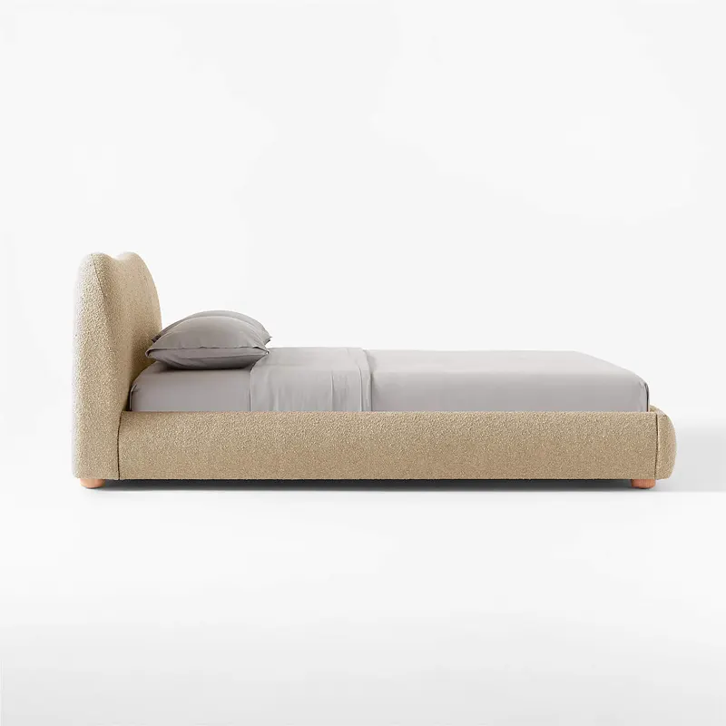 Aniya Curved Headboard Bed